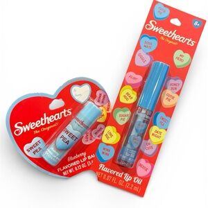 Sweethearts Blueberry Lip Balm and Lip Oil Set